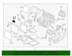 Ford Escape MK3 17-19 Air Conditioning Heater Valve