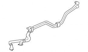 Gearbox cooling pipes Jaguar F-Pace X761 17- AJ126, AJ133