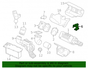 Compressor bracket Nissan Pathfinder 13-14 hybrid