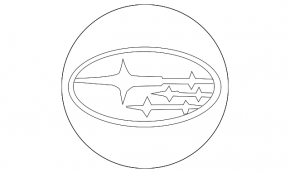 Center cap for Subaru XV Crosstrek 18-23 disk