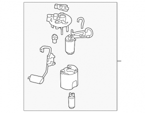 Fuel pump petrol pump Hyundai Elantra UD 11-16