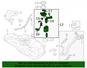 Fuel pump petrol pump Hyundai Elantra UD 11-16