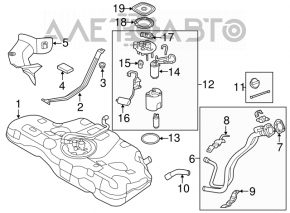 Fuel pump petrol pump Hyundai Elantra UD 11-16