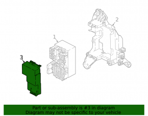 Volvo XC90 16-22 Trunk Fuse Box Cover