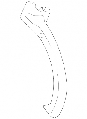 Trunk lid hinge trim right Audi A6 C7 12-18