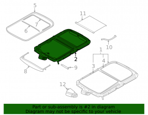 Hatch mechanism frame Mini Cooper Clubman R55 07-14