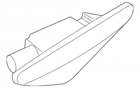 Left wing turn signal BMW X3 F25 11-17