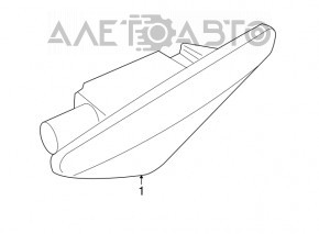 Left wing turn signal BMW X5 E70 07-13