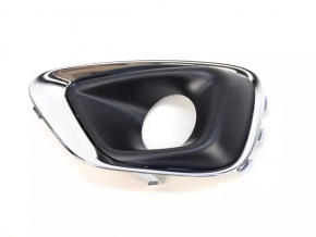 Left fog light frame Jeep Compass 11-16 chrome