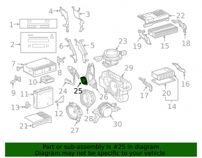 Small front left door speaker for Lexus GX470 03-09