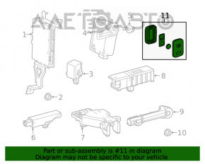Toyota Highlander 14-19 Smart 4-Button Key