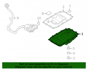 Automatic transmission pan for Porsche Panamera 12-16