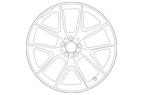 Wheel disk R20 x 9.5J Mercedes GLC 20-22 AMG pkg