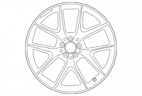 Wheel disk R20 x 9.5J Mercedes GLC 20-22 AMG pkg