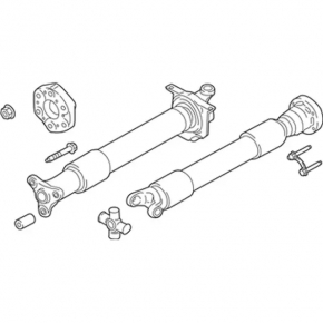 Driveshaft driveshaft Ford Mustang mk6 15-17 2.3T