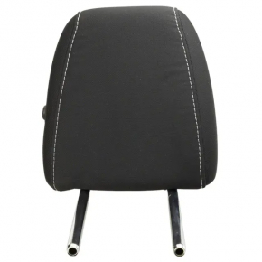 Rear right headrest for Ford Escape MK3 2017-2019, black fabric, gray stitching