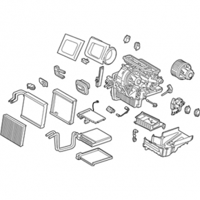 Heater assembly Ford Escape MK3 17-19 rest