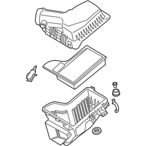 Ford Mustang mk6 18-23 2.3T Air Filter Housing Without Sensor