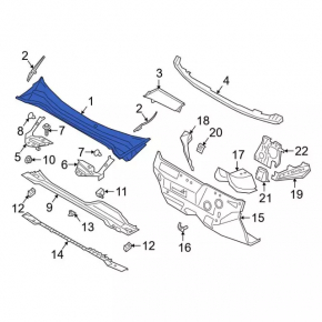 Windscreen wiper grille plastic Ford Escape MK4 20-24