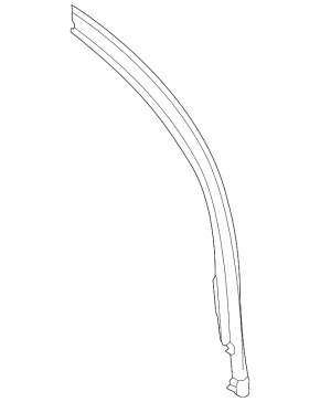 Door seal side rear right Ford Bronco Sport 21-25 rear