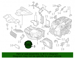 Motor heater fan Volkswagen ID.4 21-23