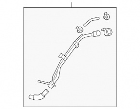 Fuel filler neck for Hyundai Santa FE Sport 13-18