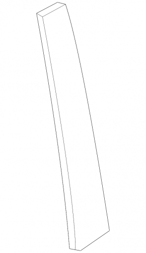 Door trim side front rear left Volvo XC90 16-23