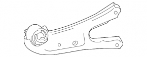 Rear left longitudinal arm Toyota Sienna 21-25