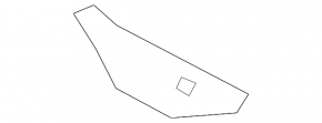 Front bumper mount right Lexus RX350 RX450h 10-12