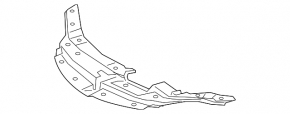 Toyota Camry v55 15-17 usa TV cover, crack, worn
