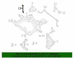 Front right stabilizer link for Nissan Altima 2007-2012