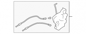 Front right door lock Subaru Forester 14-18 SJ