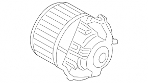 Motor heater fan BMW i3 14-21