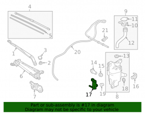 Headlight Washer Motor Lexus RX350 RX450h 16-22