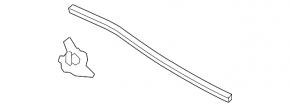 Central hood seal for Hyundai Tucson 16-21