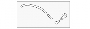 Subaru Forester 14-18 SJ rear washer nozzle