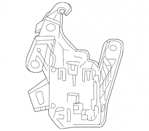 BSM Bracket, Rear Left, Toyota Land Cruiser 2020-2021