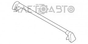 Roof rails Porsche Macan 15-18