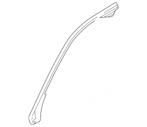 Upper door trim seal front left Porsche Panamera 10-16