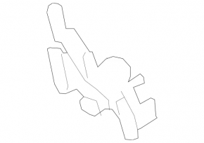Mercedes CLA 14-19 hood lock with sensor
