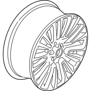 Wheel disk R19 Lincoln MKZ 13-16 type 2 chrome