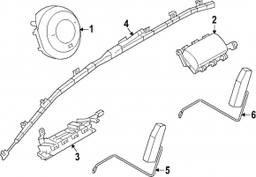 Mazda CX-90 24-26 driver's knee airbag