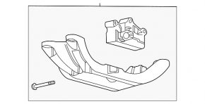 Automatic transmission mount with cushion for Ford Explorer 20-25 2.3T AWD