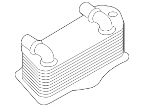 Oil cooler for automatic transmission Audi A3 8V 15-20