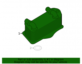 Oil cooler automatic transmission Audi A3 8V 15-20