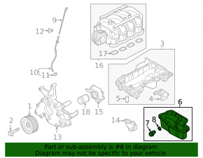 Infiniti QX56 QX80 10-20 5.6 Oil Pan