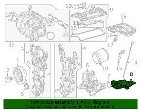 Oil receiver Lexus UX 19-26 2.0
