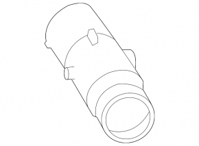 Air duct with resonator Toyota Highlander 08-13 3.5