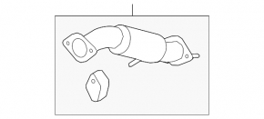 Hyundai Santa FE Sport 13-16 Pre-Resident 2.0T Downpipe