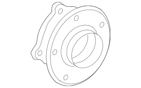 Front left hub BMW X3 F25 11-14 AWD